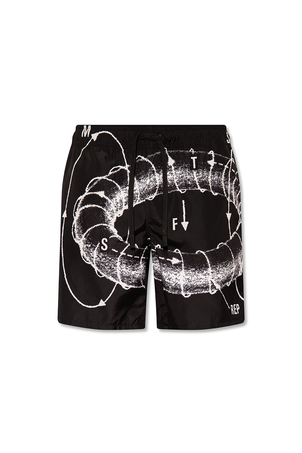 Tapered swim clearance shorts